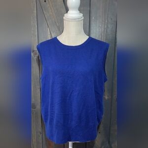 St. John Cashmere Sweater Tank Top Size Large
